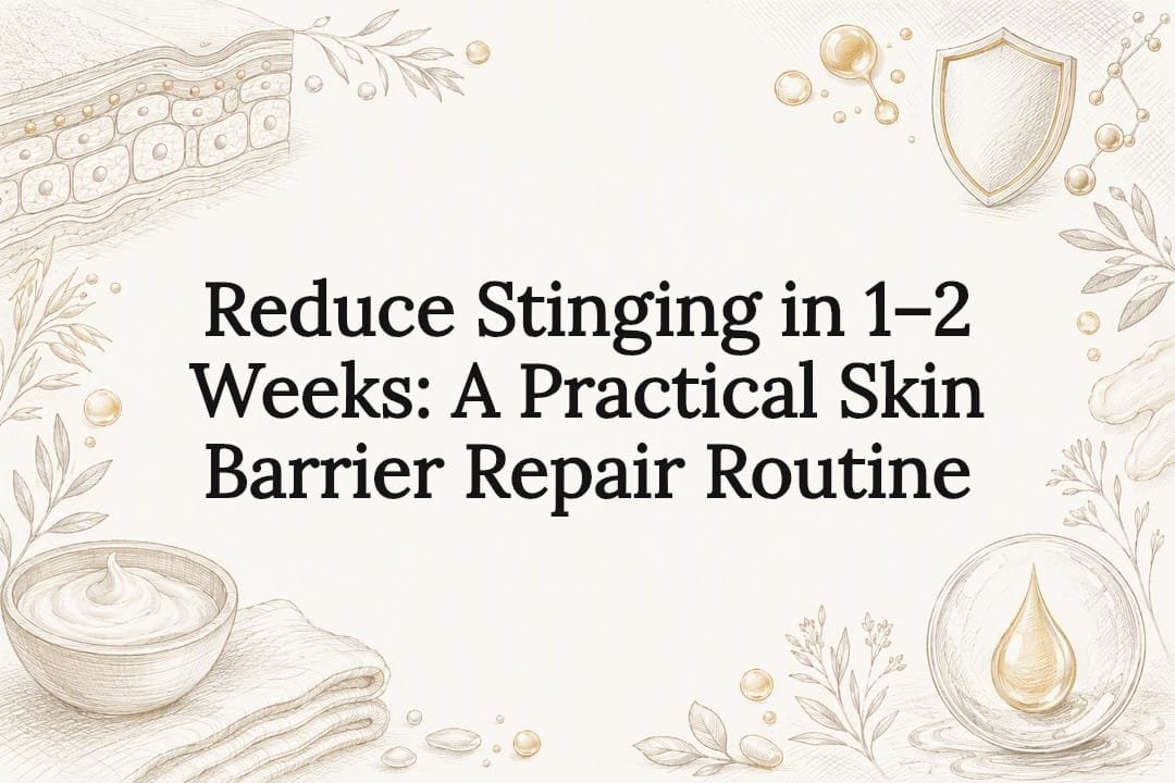 Reduce Stinging in 1–2 Weeks: A Practical Skin Barrier Repair Routine