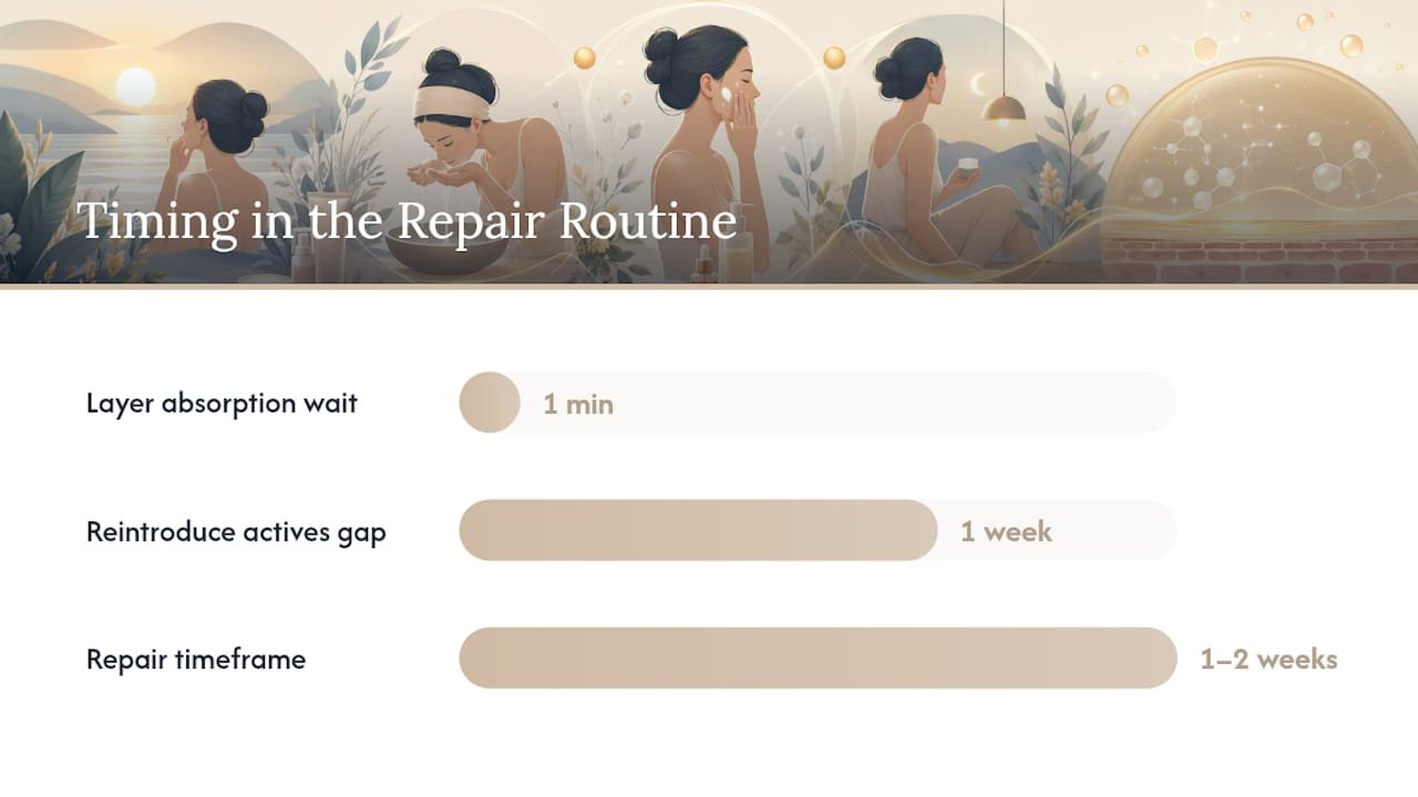 How Do You Repair a Damaged Skin Barrier Step by Step? — overview diagram