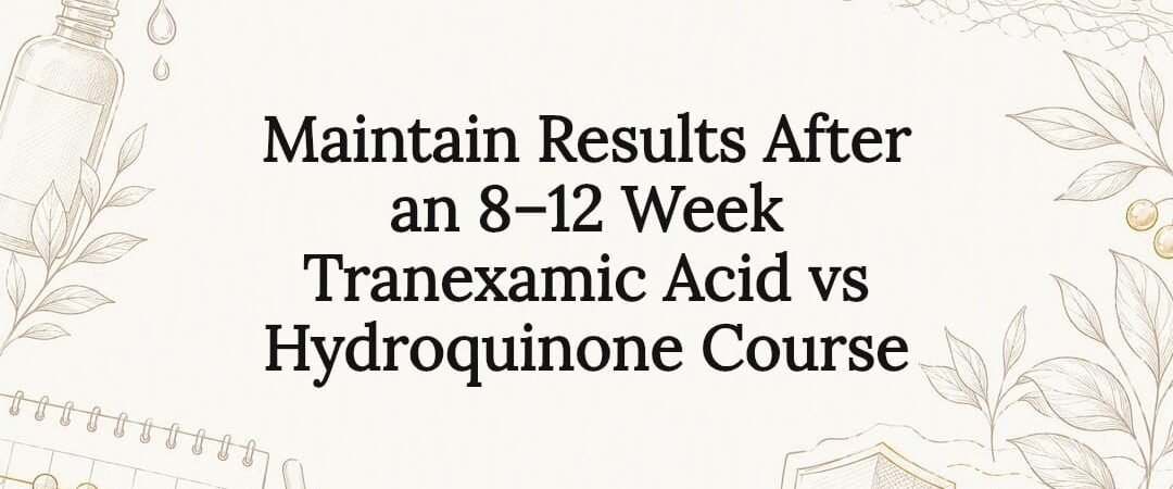 Maintain Results After an 8–12 Week Tranexamic Acid vs Hydroquinone Course