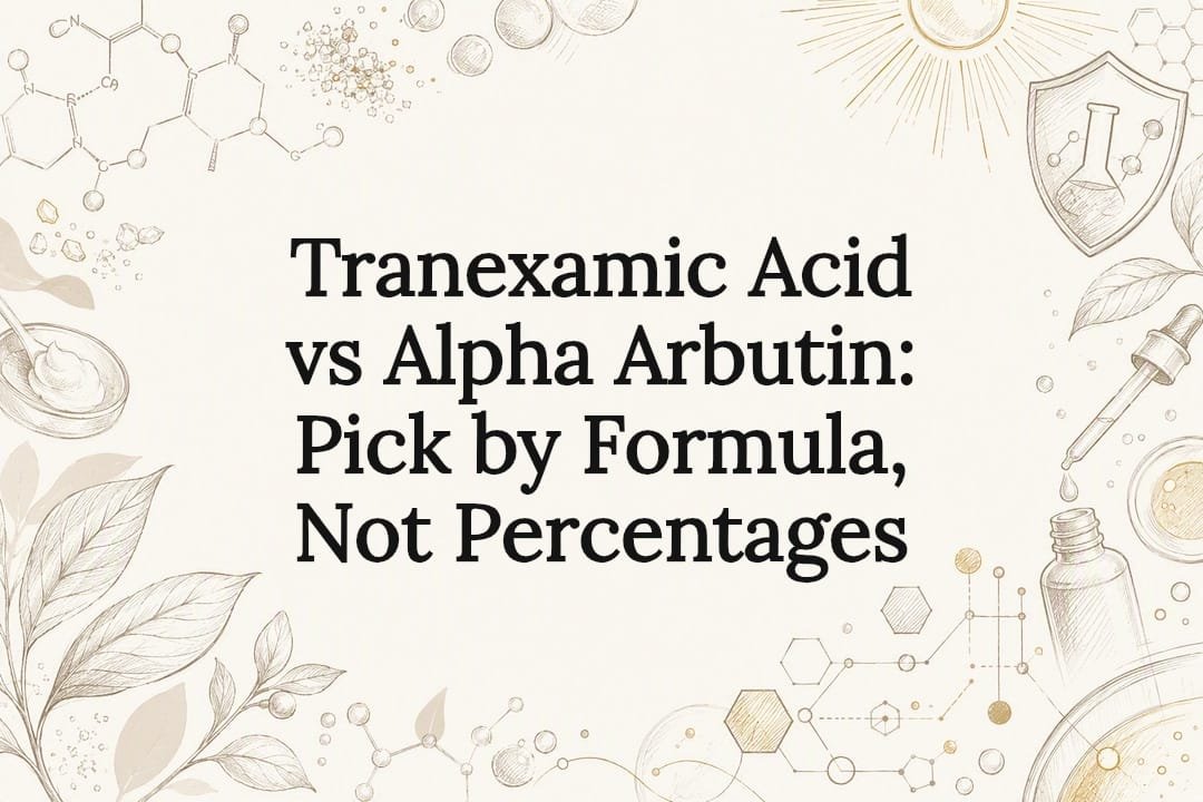 Tranexamic Acid vs Alpha Arbutin: Pick by Formula, Not Percentages