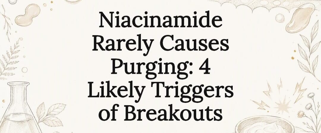 Niacinamide Rarely Causes Purging: 4 Likely Triggers of Breakouts