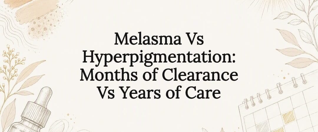 Melasma Vs Hyperpigmentation: Months of Clearance Vs Years of Care