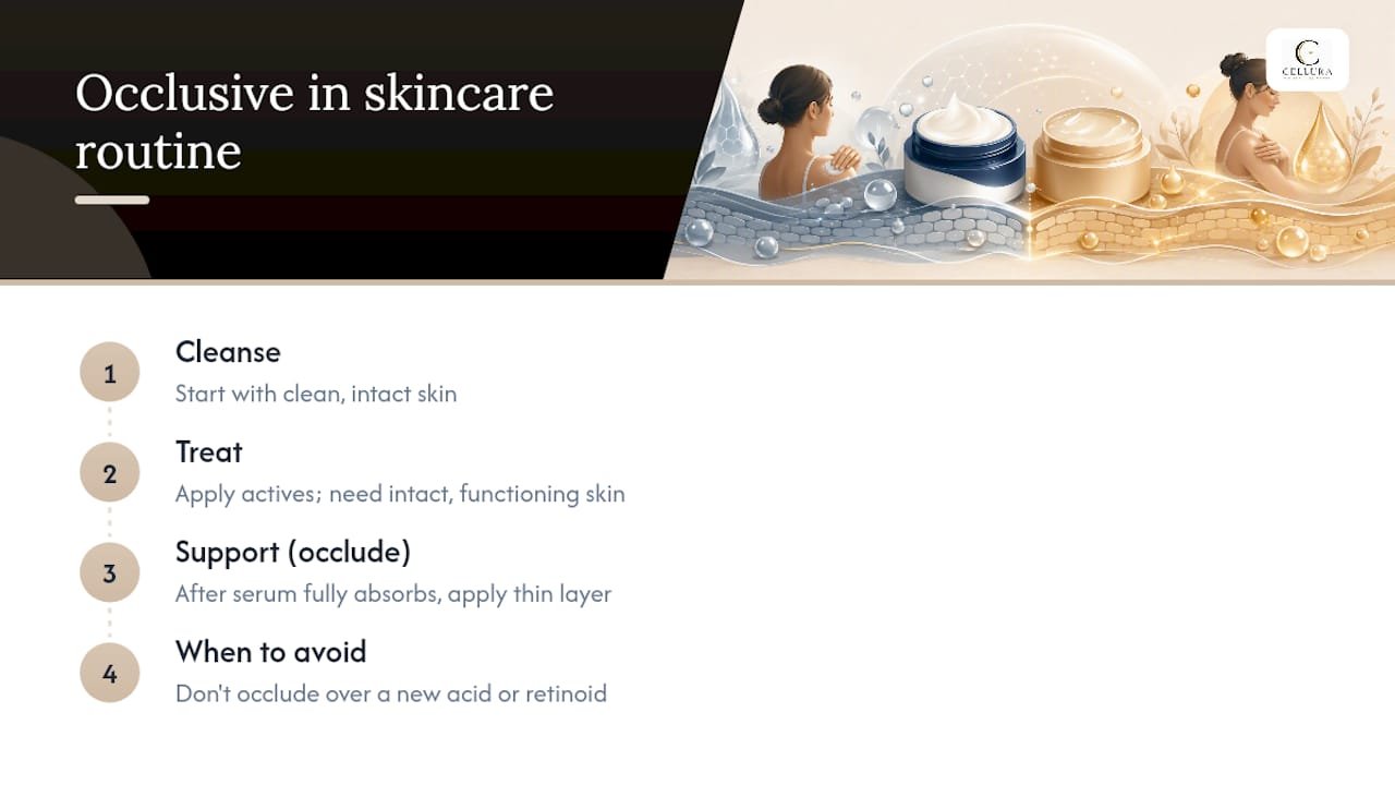 How Barrier Ointments Fit Into a Complete Skincare Routine — overview diagram