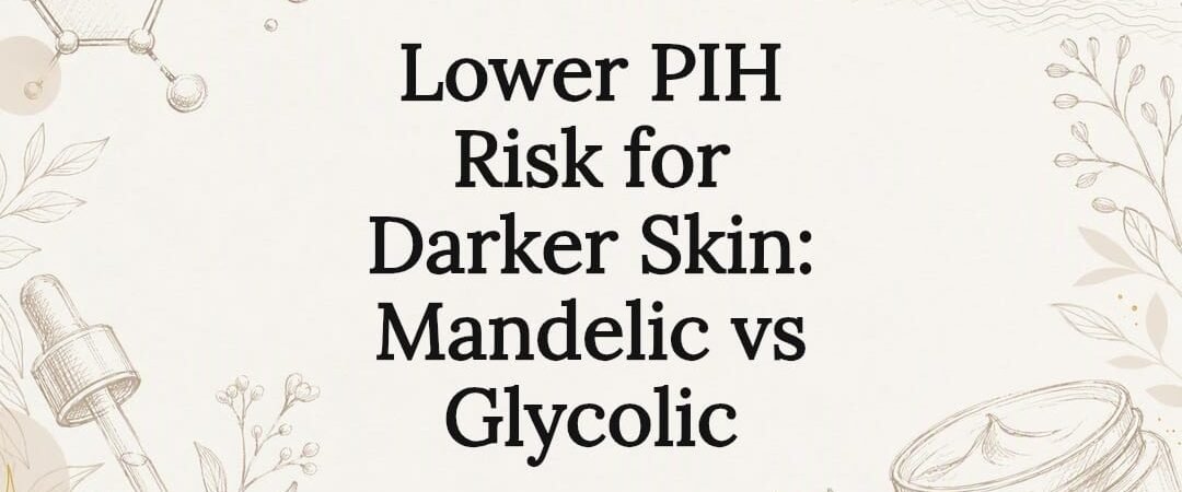 Lower PIH Risk for Darker Skin: Mandelic vs Glycolic