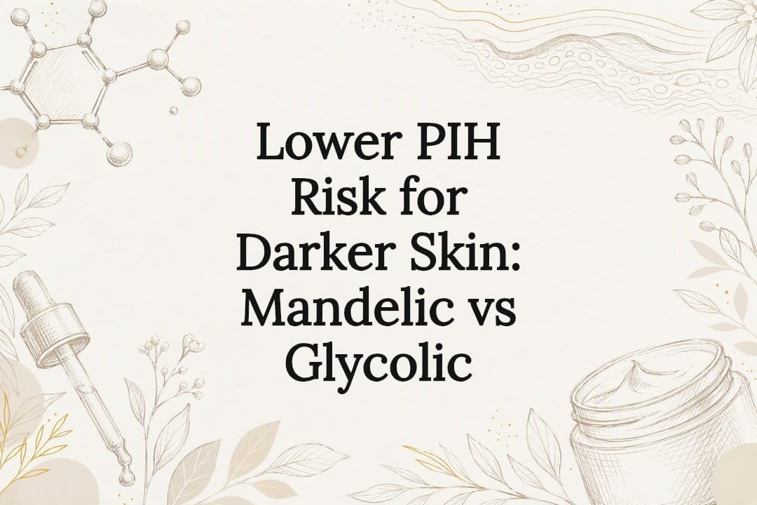 Lower PIH Risk for Darker Skin: Mandelic vs Glycolic