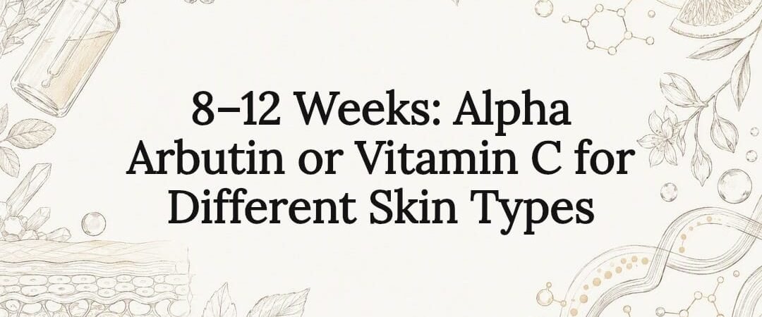 8–12 Weeks: Alpha Arbutin or Vitamin C for Different Skin Types