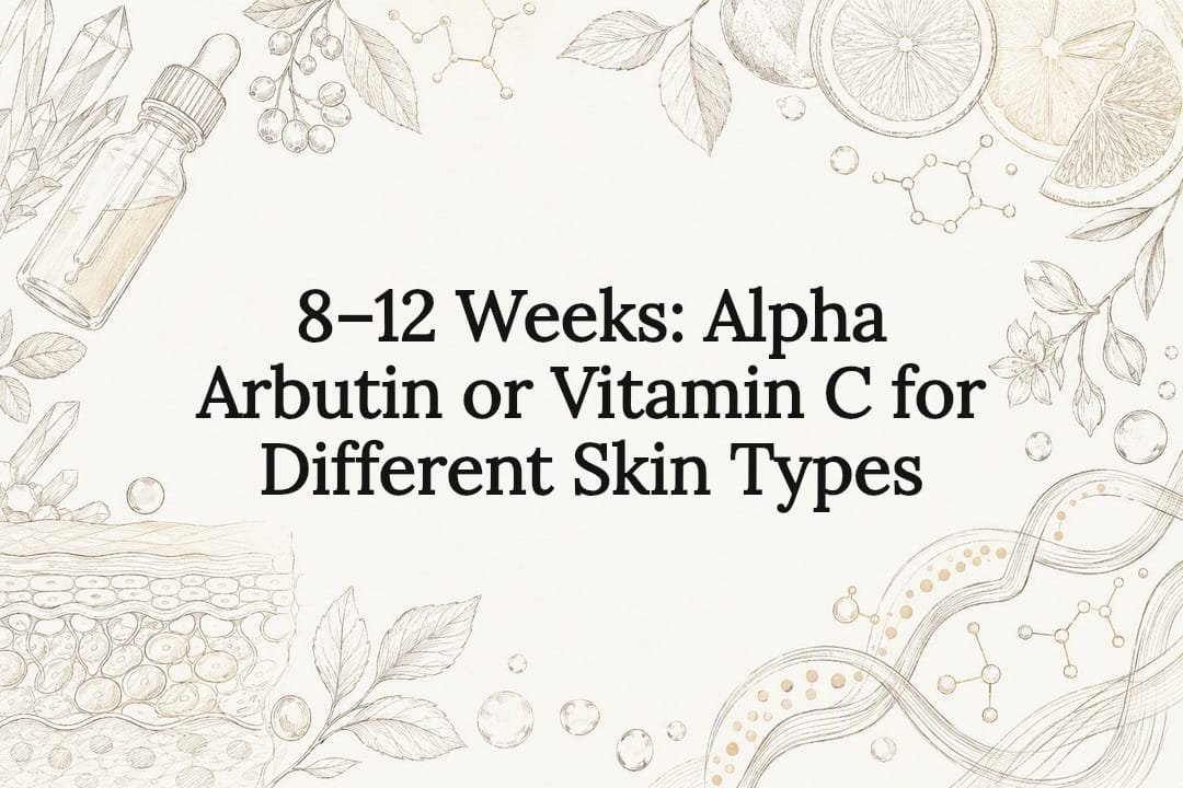8–12 Weeks: Alpha Arbutin or Vitamin C for Different Skin Types