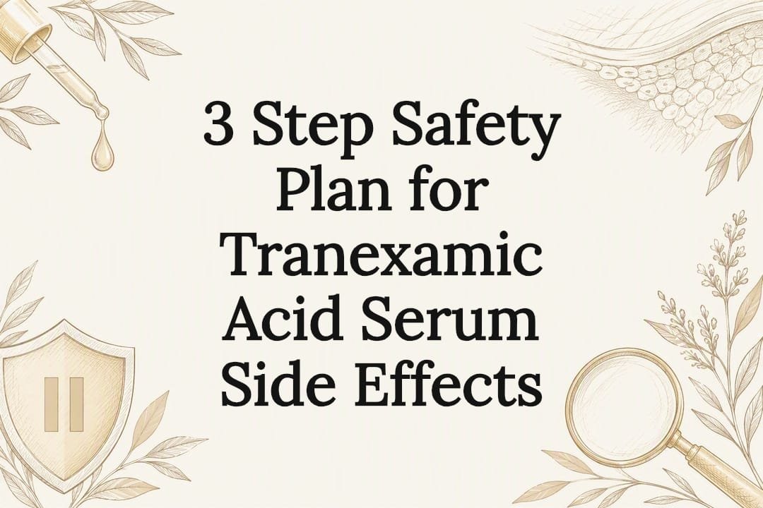 3 Step Safety Plan for Tranexamic Acid Serum Side Effects