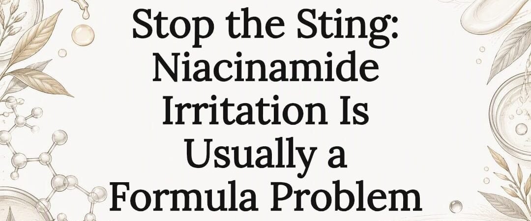Stop the Sting: Niacinamide Irritation Is Usually a Formula Problem