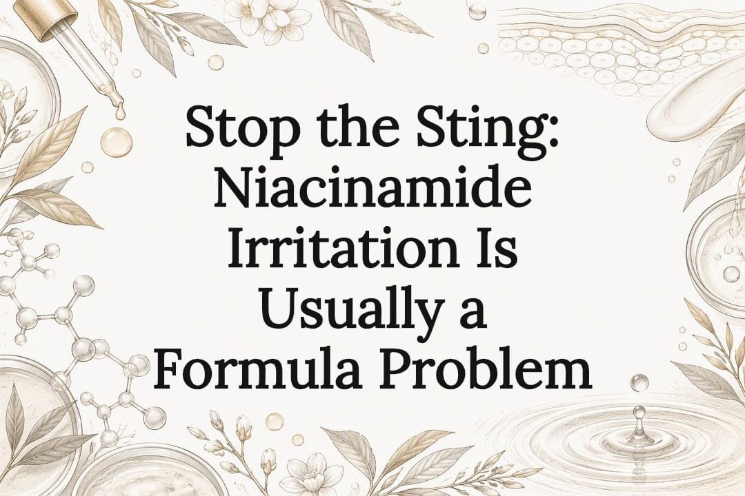 Stop the Sting: Niacinamide Irritation Is Usually a Formula Problem