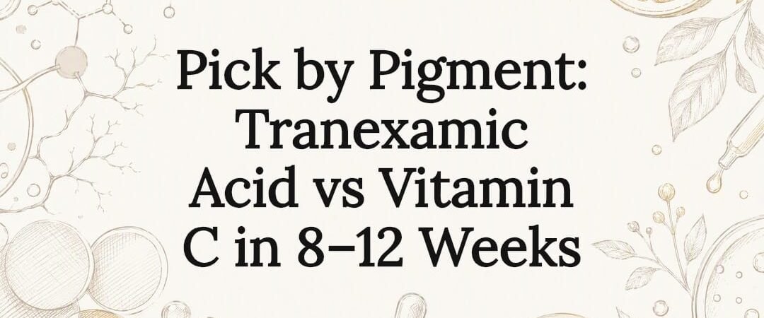 Pick by Pigment: Tranexamic Acid vs Vitamin C in 8–12 Weeks