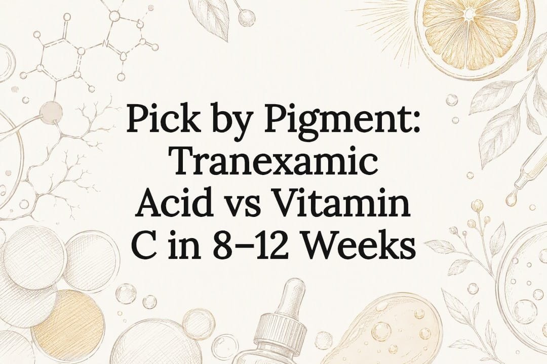 Pick by Pigment: Tranexamic Acid vs Vitamin C in 8–12 Weeks
