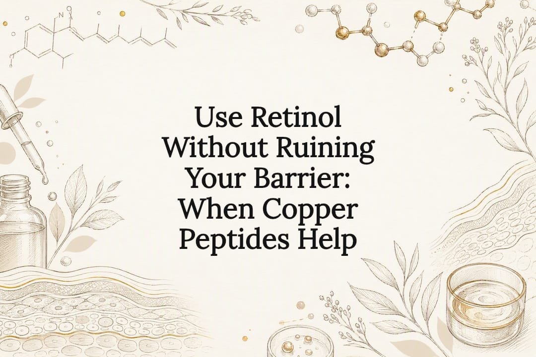Use Retinol Without Ruining Your Barrier: When Copper Peptides Help