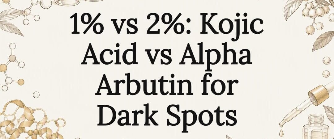 1% vs 2%: Kojic Acid vs Alpha Arbutin for Dark Spots