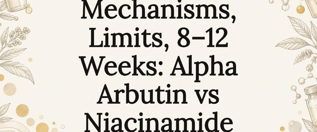 Mechanisms, Limits, 8–12 Weeks: Alpha Arbutin vs Niacinamide