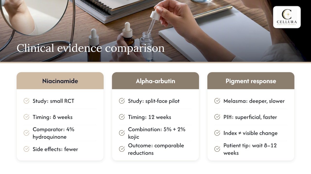 Eight to twelve week pigment response timeline