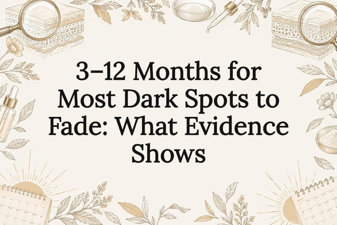 3–12 Months for Most Dark Spots to Fade: What Evidence Shows