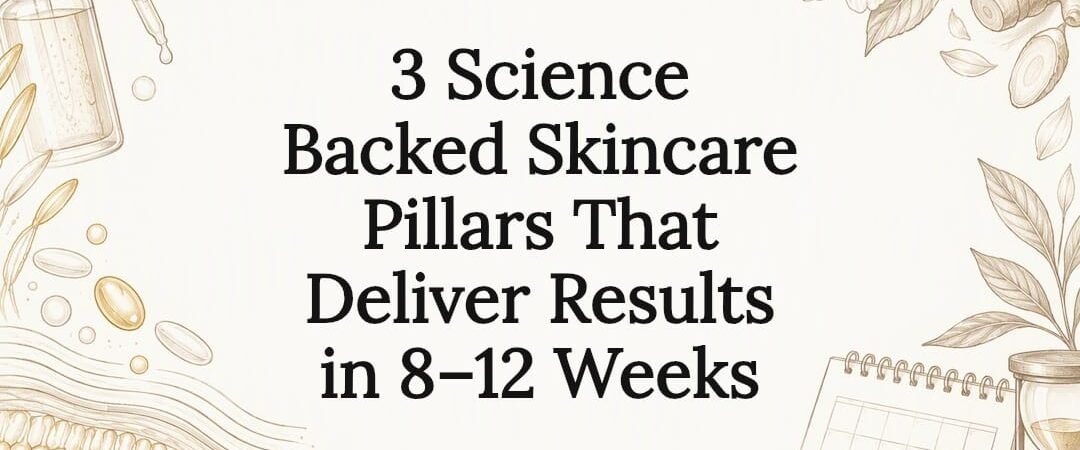 3 Science Backed Skincare Pillars That Deliver Results in 8–12 Weeks