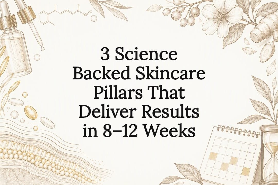 3 Science Backed Skincare Pillars That Deliver Results in 8–12 Weeks