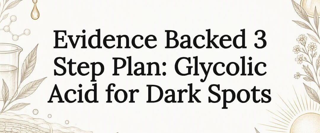 Evidence Backed 3 Step Plan: Glycolic Acid for Dark Spots