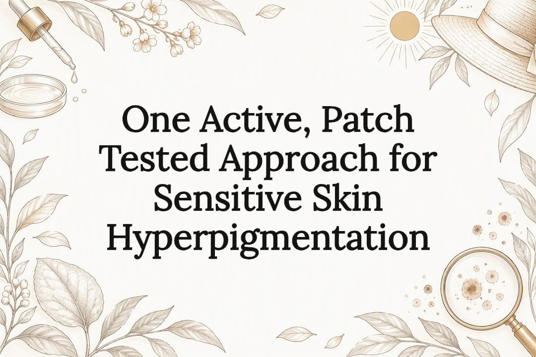One Active, Patch Tested Approach for Sensitive Skin Hyperpigmentation
