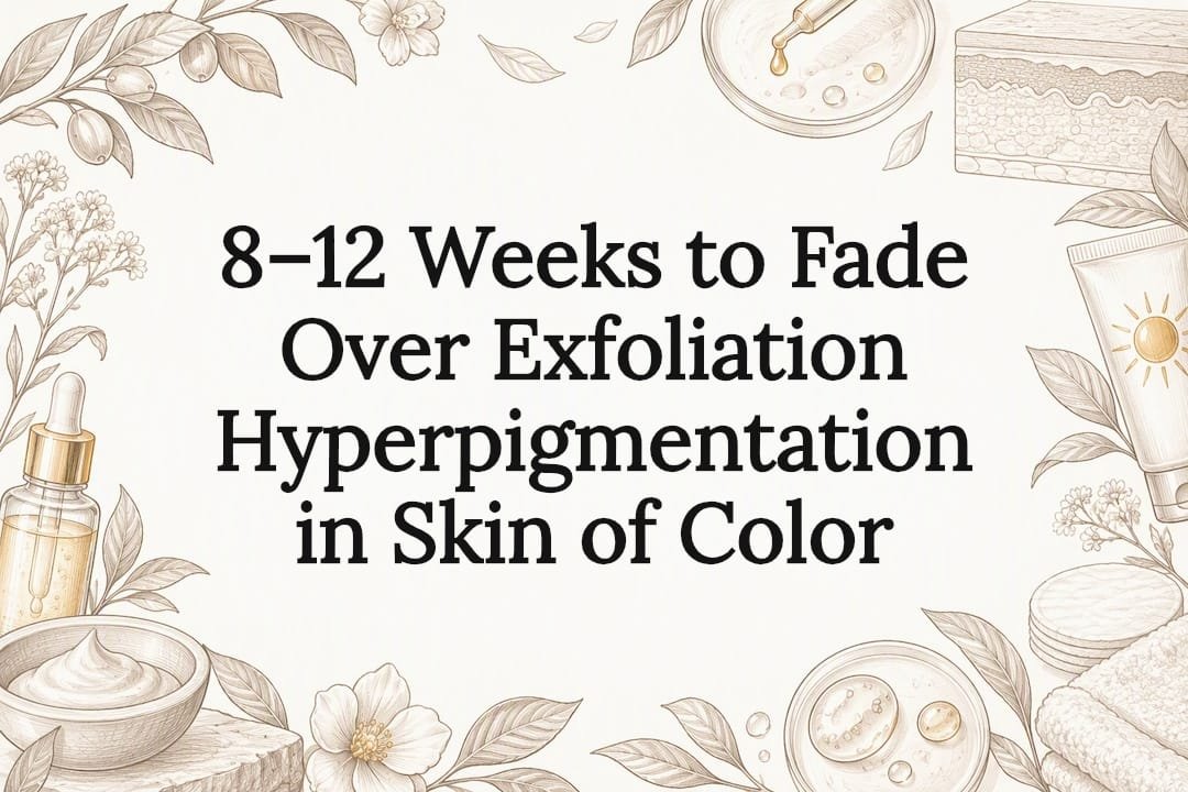 8–12 Weeks to Fade Over Exfoliation Hyperpigmentation in Skin of Color