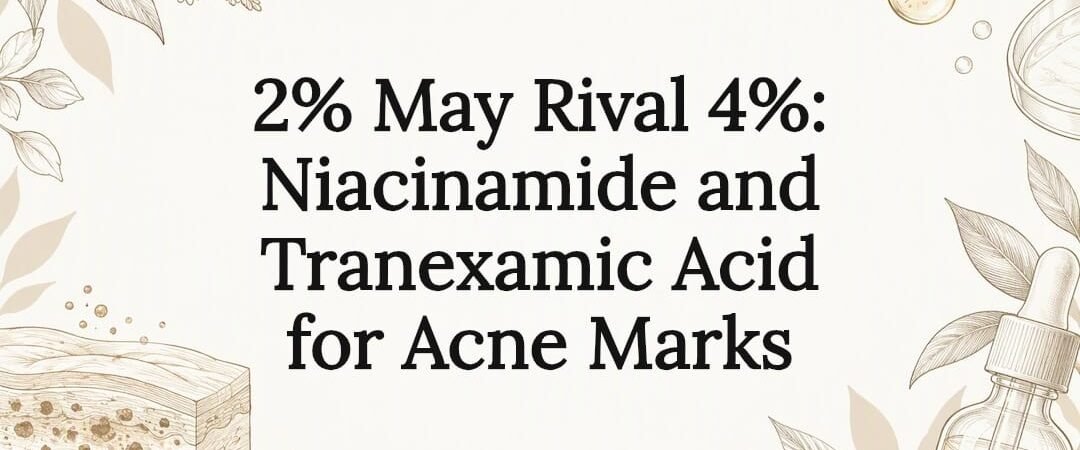 2% May Rival 4%: Niacinamide and Tranexamic Acid for Acne Marks