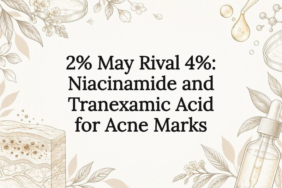 2% May Rival 4%: Niacinamide and Tranexamic Acid for Acne Marks