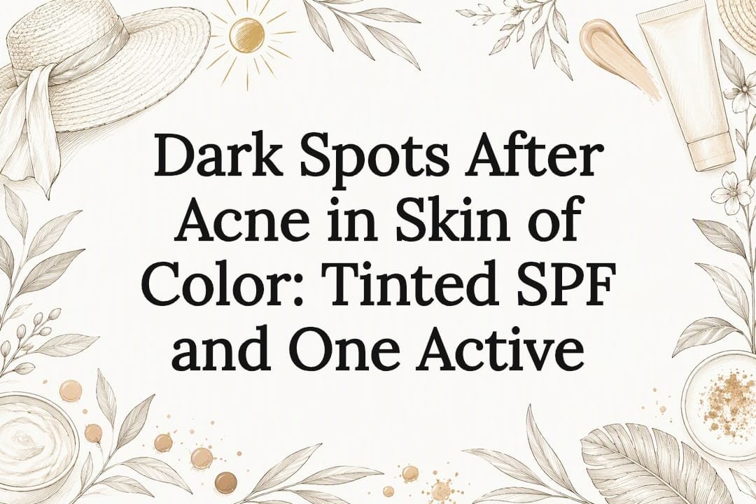 Dark Spots After Acne in Skin of Color: Tinted SPF and One Active