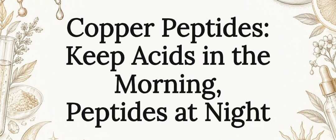 Copper Peptides: Keep Acids in the Morning, Peptides at Night