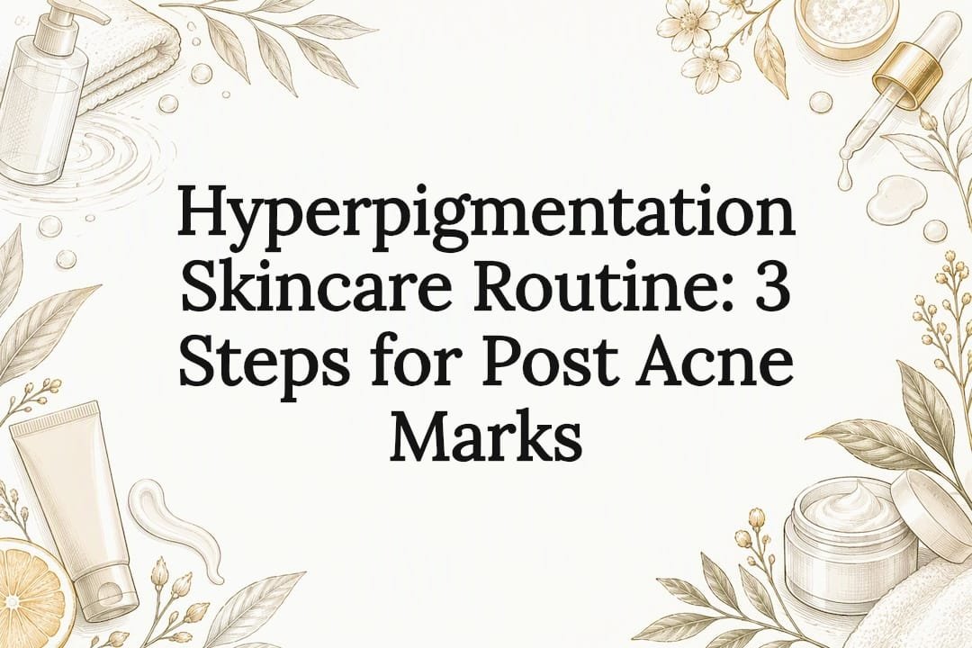Hyperpigmentation Skincare Routine: 3 Steps for Post Acne Marks