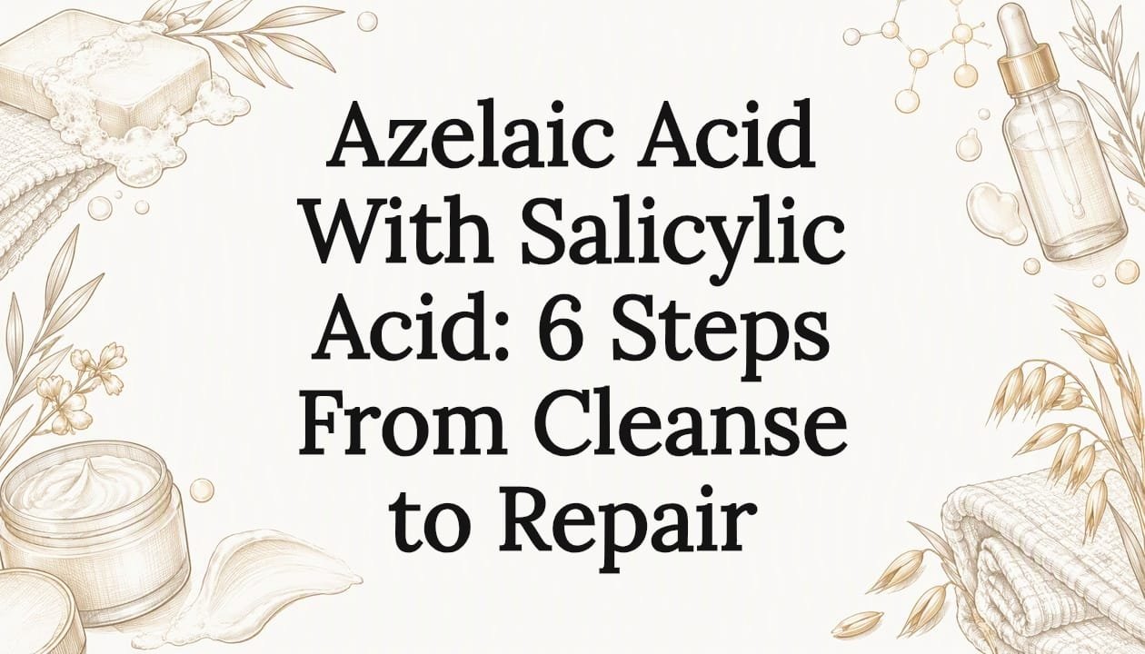 Azelaic Acid With Salicylic Acid: 6 Steps From Cleanse to Repair