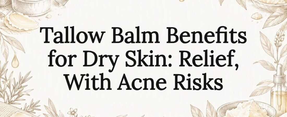 Tallow Balm Benefits for Dry Skin: Relief, With Acne Risks